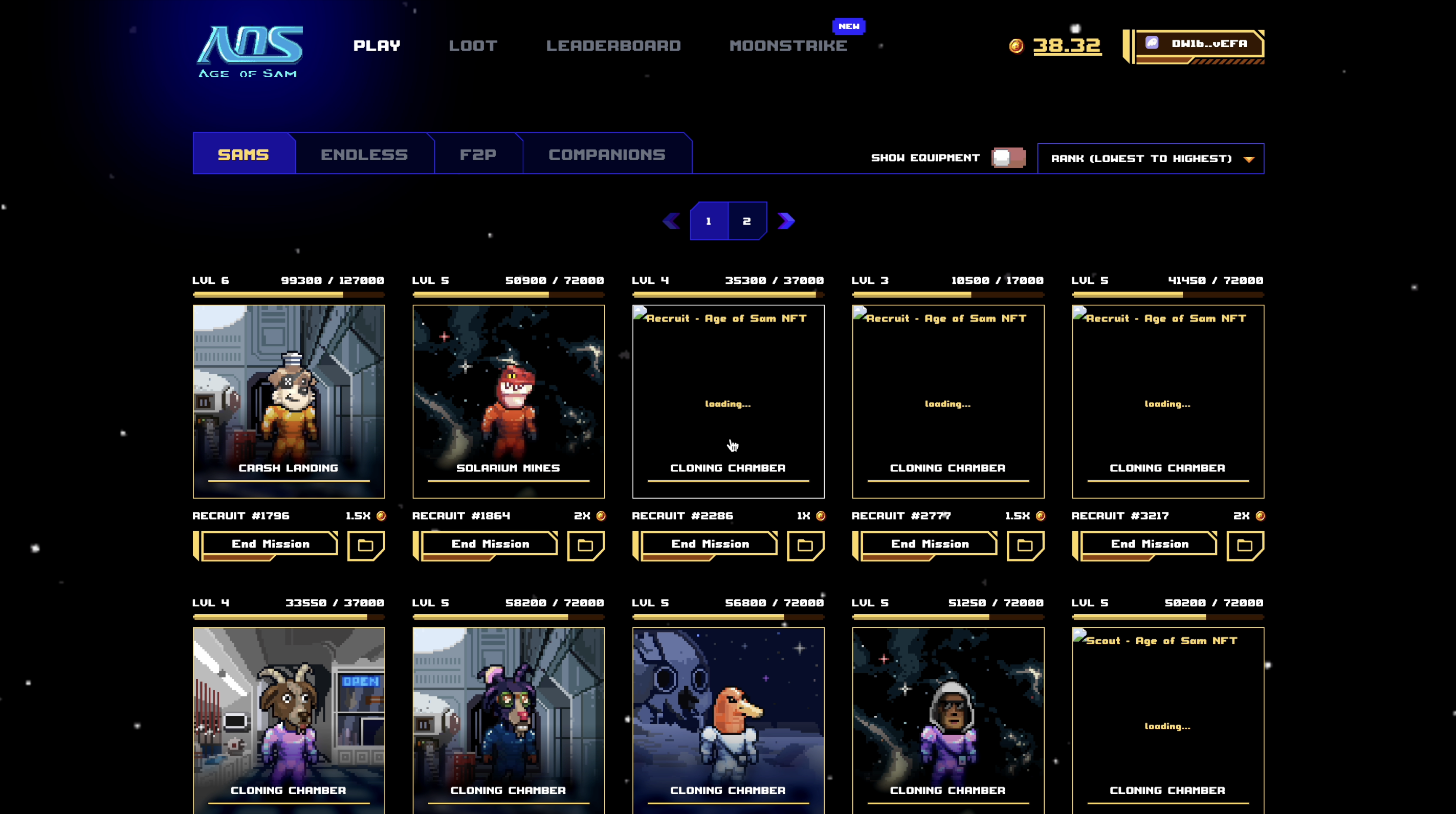 Game & NFT Ecosystem Development for Age of SAM