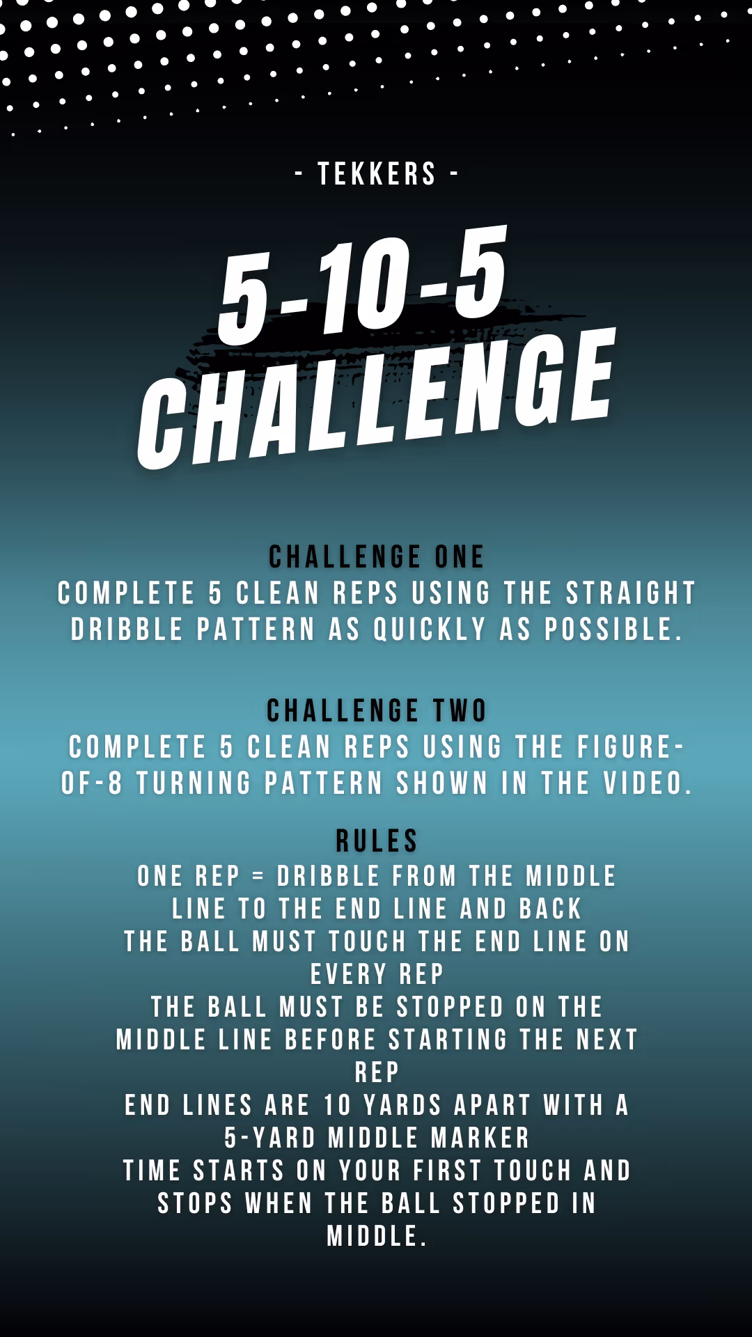 A cover image showing V-Turn Challange - under a smaller title Tekkers