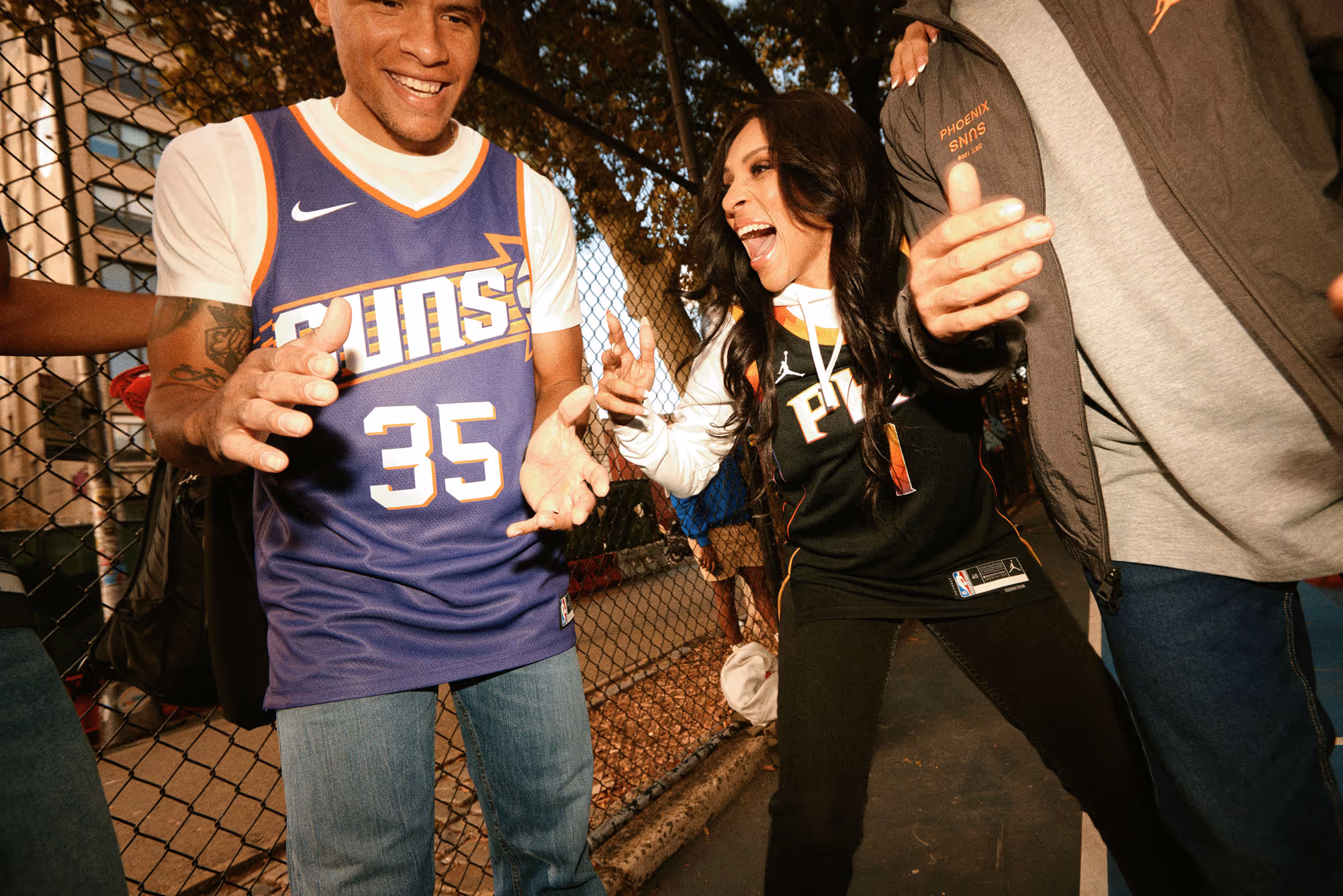 Group of friends enjoying pizza