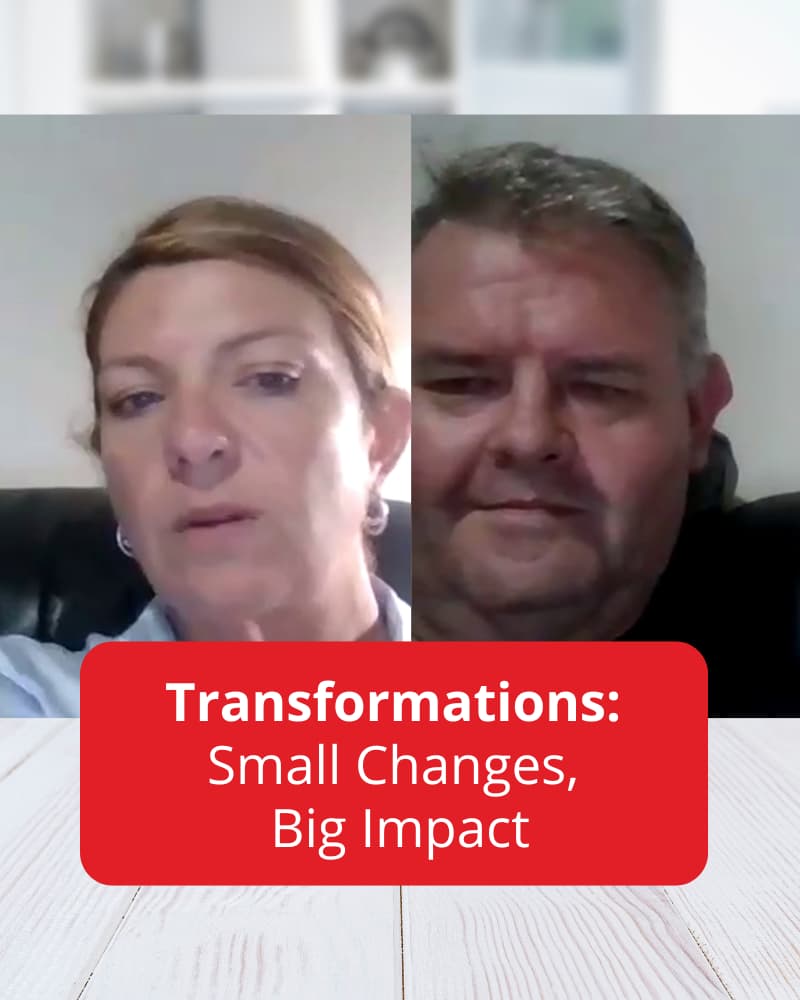 Tim and Lisa highlight how small changes, from trimming toenails to choosing healthier foods, have led to significant improvements in their overall well-being, including weight loss.