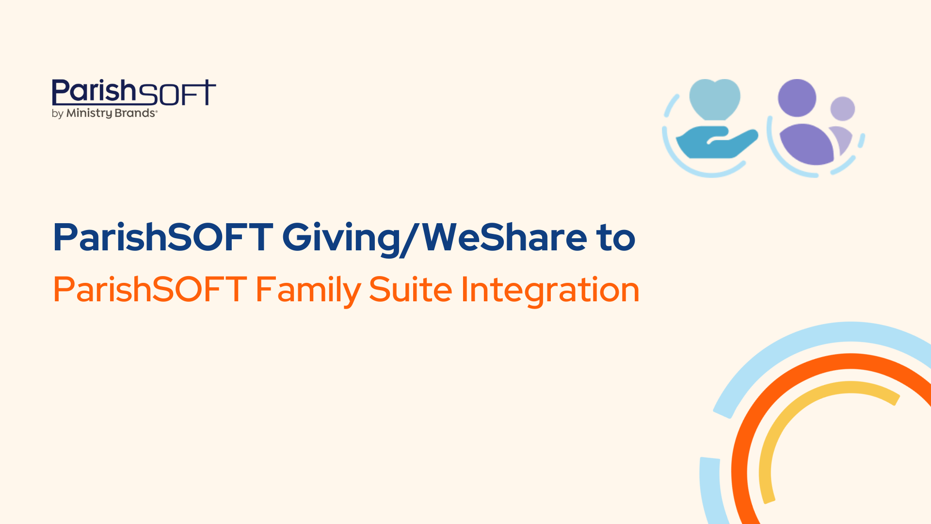 ParishSOFT Family Suite and ParishSOFT Giving Integrations