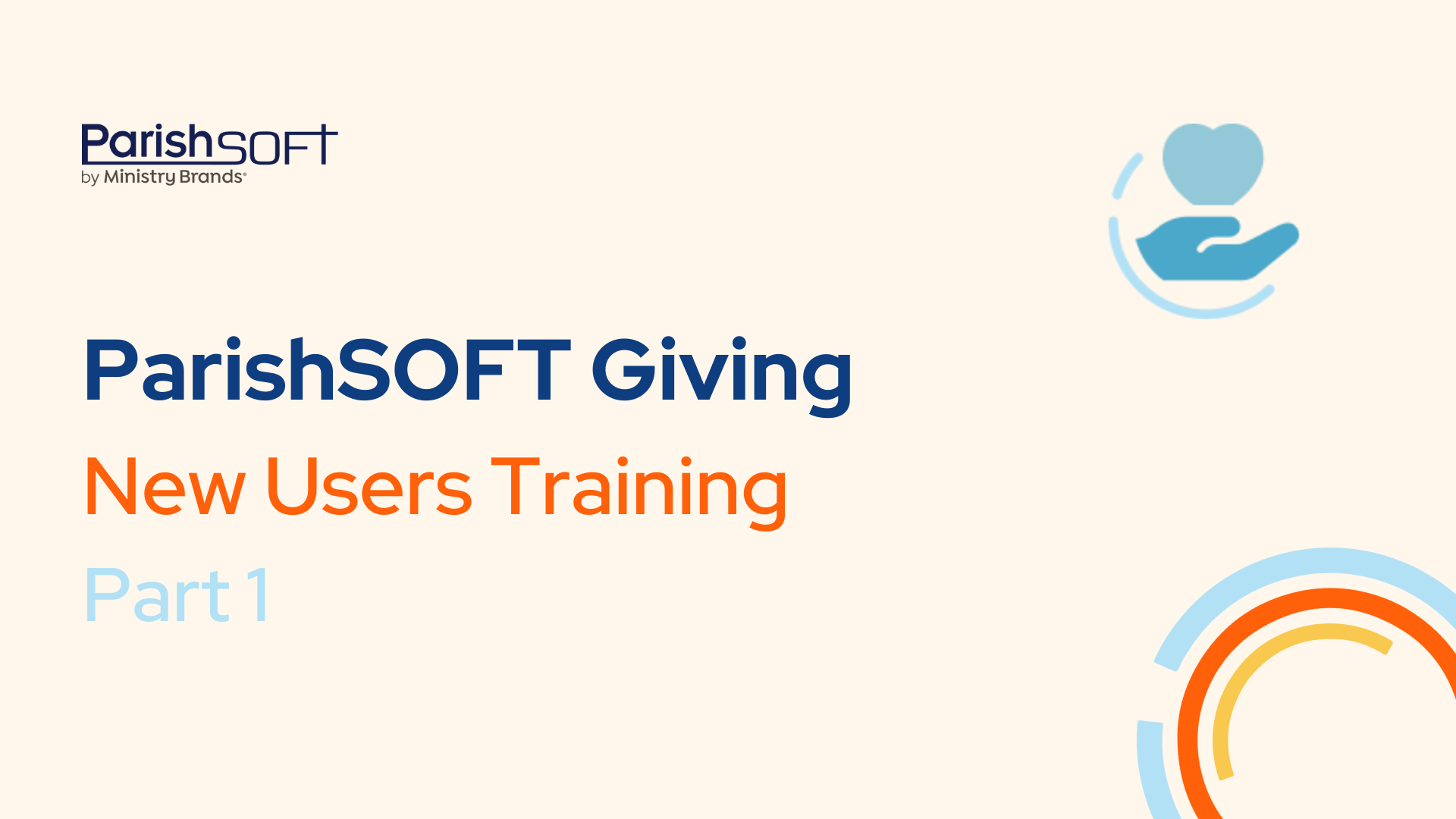 ParishSOFT Giving New Users Pt. 1