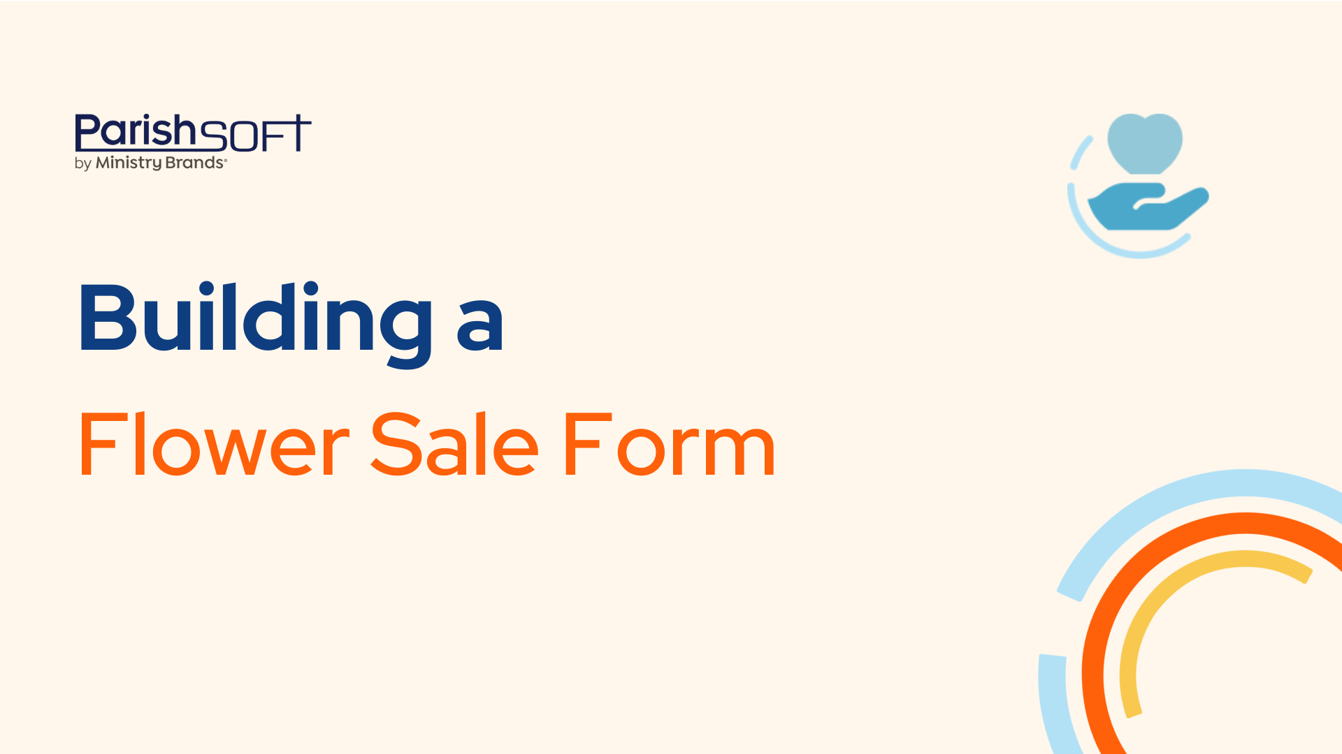 Building a Flower Sale form for Lent or Easter