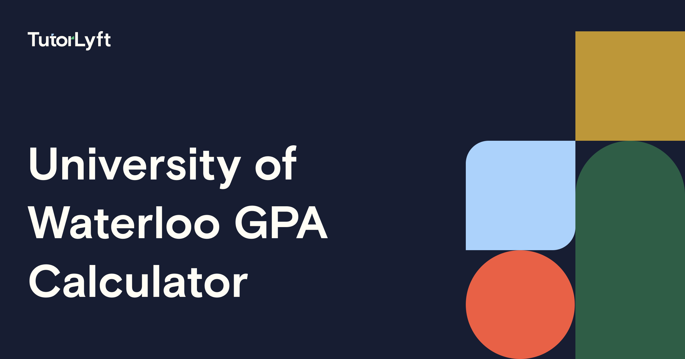 Waterloo GPA Calculator