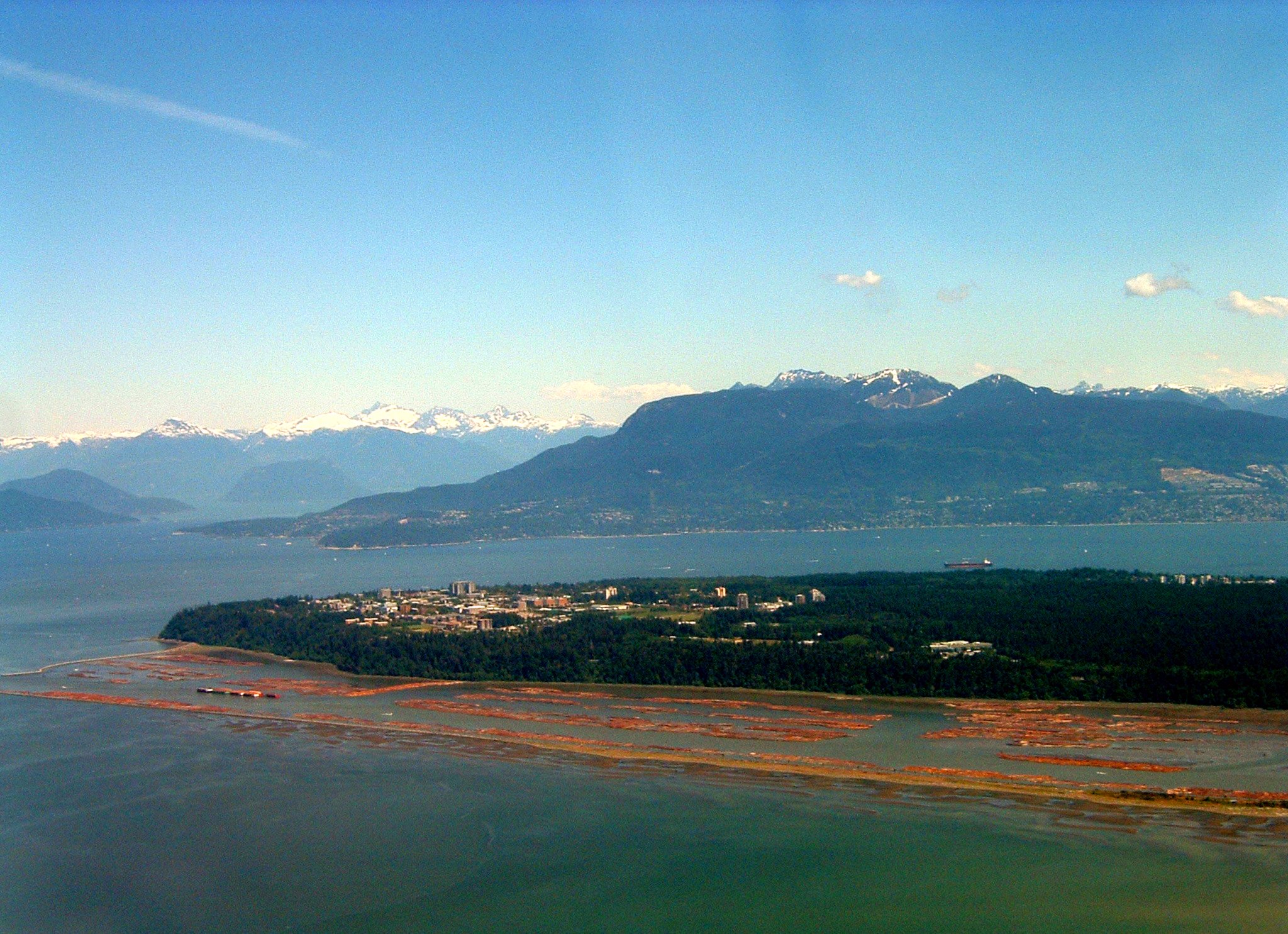 Aerial view of the UBC campus