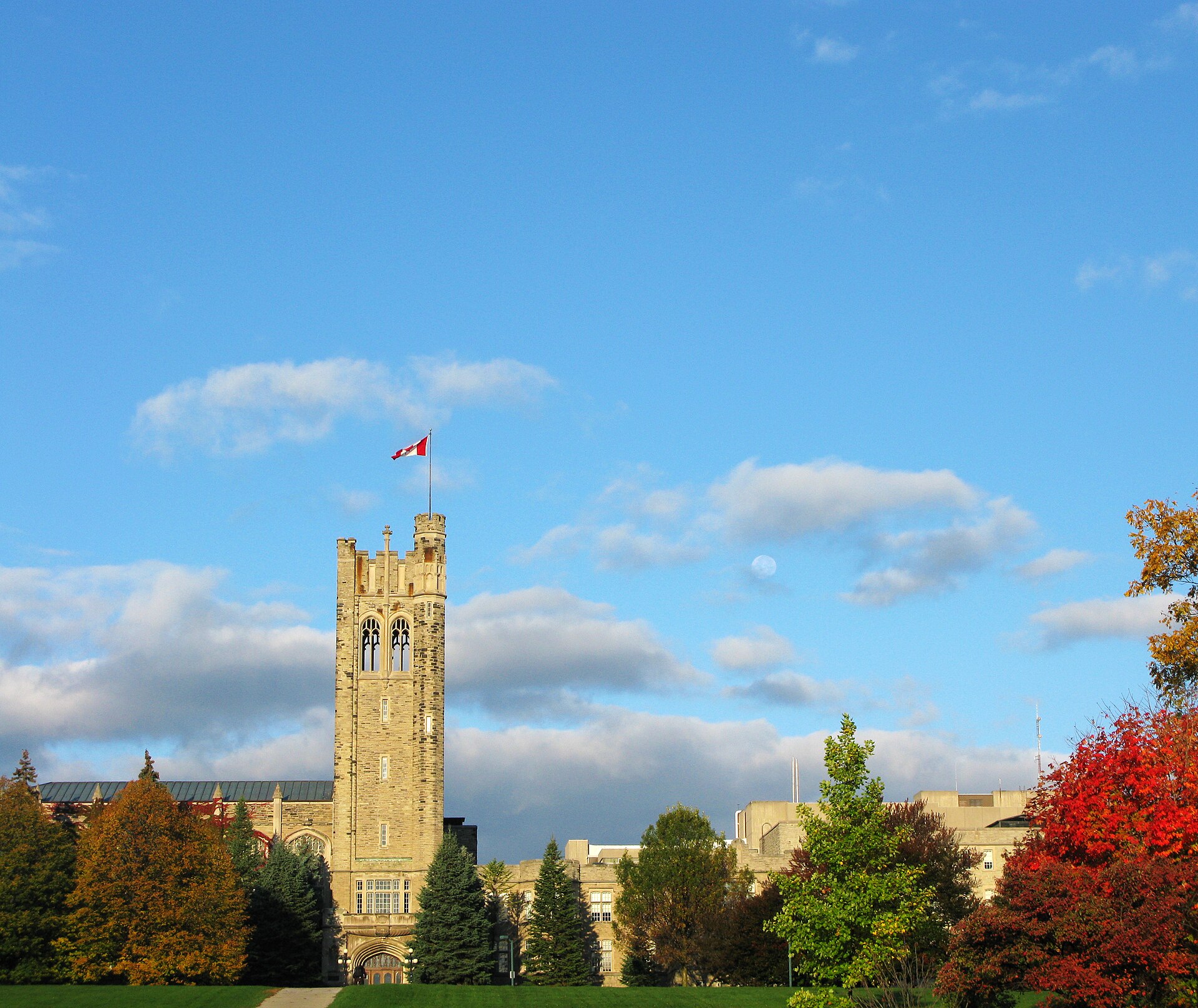 University College tower in autumn, Western University