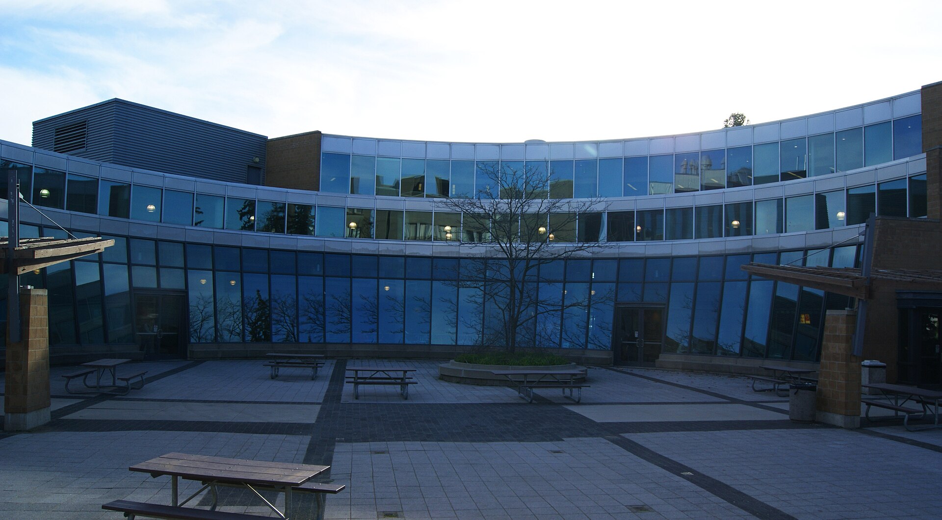 Student Life Centre courtyard, University of Waterloo