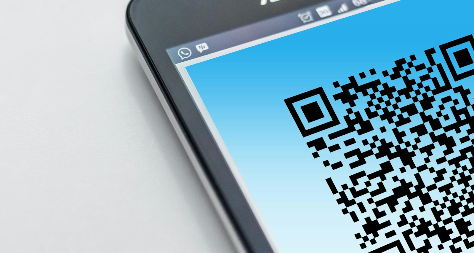 QR-code на телефоні