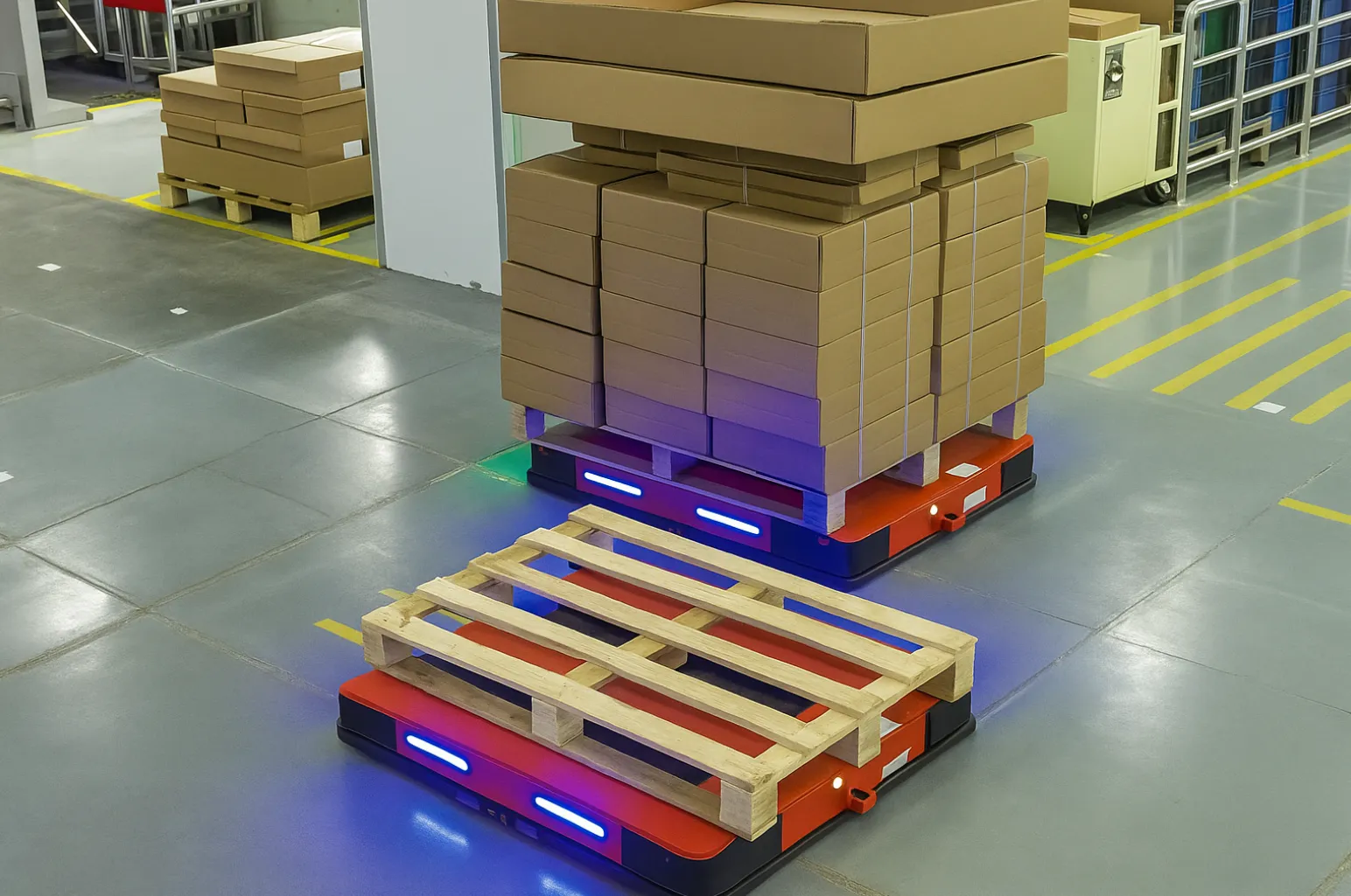 Зобреження з моделлю автоматичного керованого візка від фірми Tuskrobots