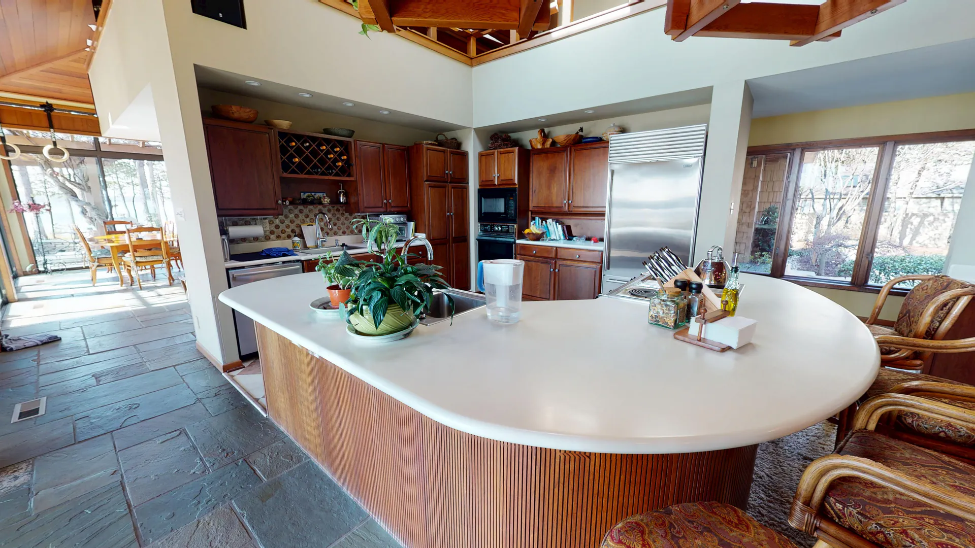 Sculptural Organic Kitchen