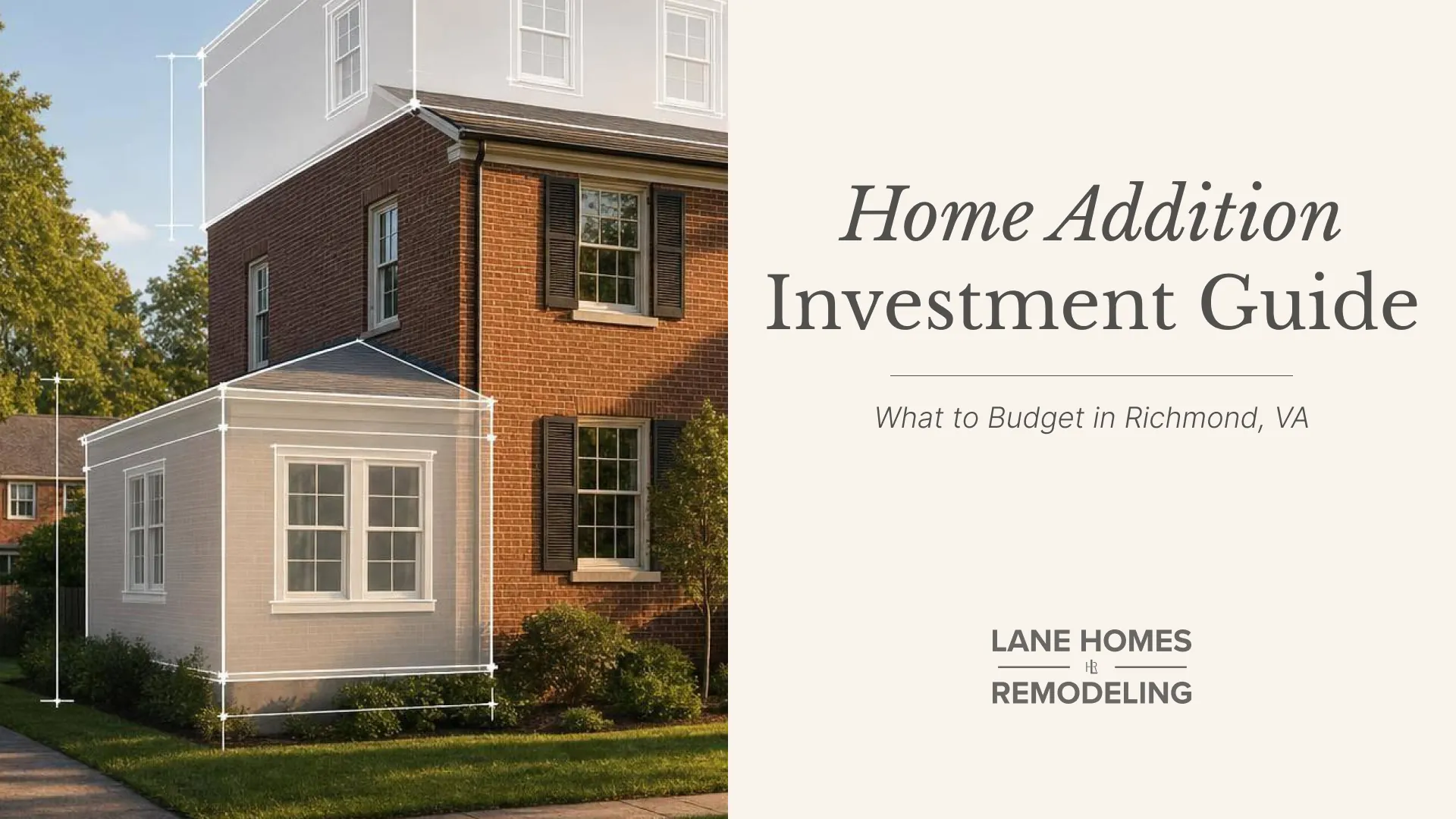 Home addition on a Richmond, VA home by Lane Homes & Remodeling