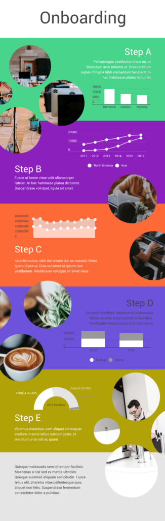 Onboarding infographic example
