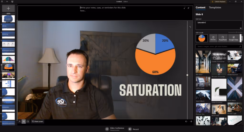 importing slides into Prezi Video