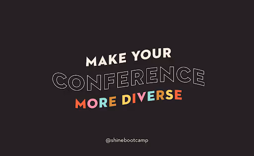 Conference speaker diversity is important - learn how to achieve this without being performative.