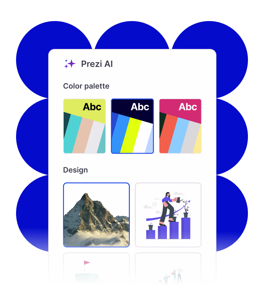 Enter a prompt to get a Prezi AI presentation.