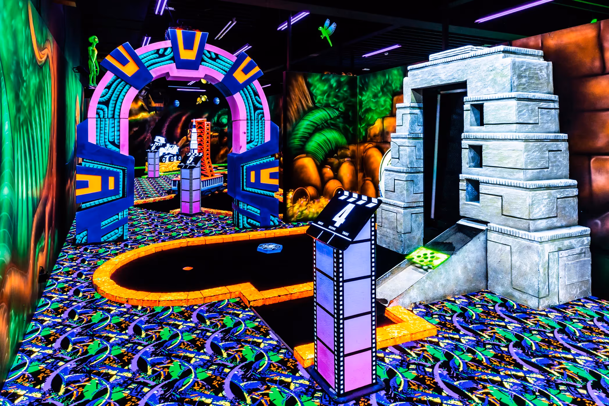 GlowGolf baan Hollywood Eindhoven