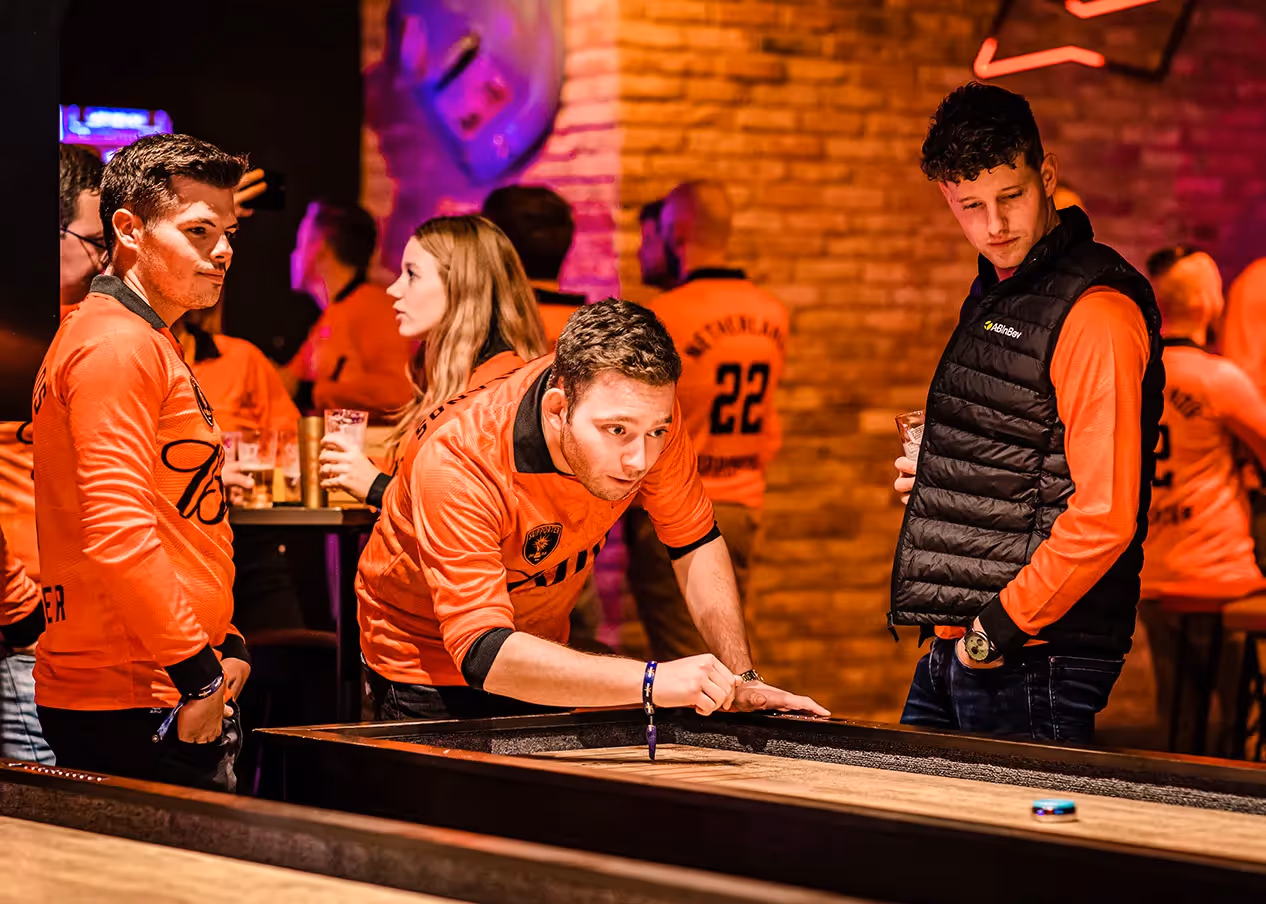 Shuffle Pucks tafel Hollywood Rotterdam