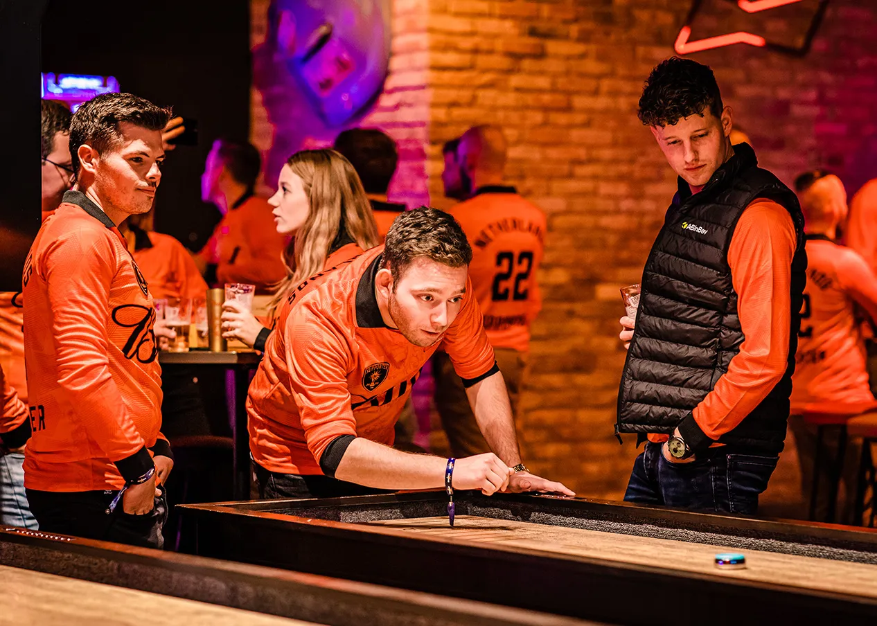 Shuffle Pucks tafel Hollywood Rotterdam