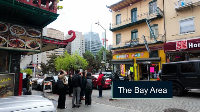 screen grab of the Civic Health cohort visiting Chinatown in the San Francisco Bay