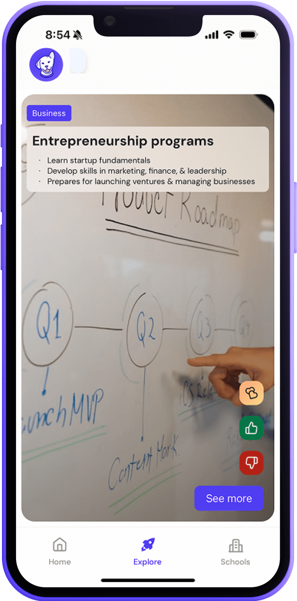Loper app phone screen displaying the Swipes feature