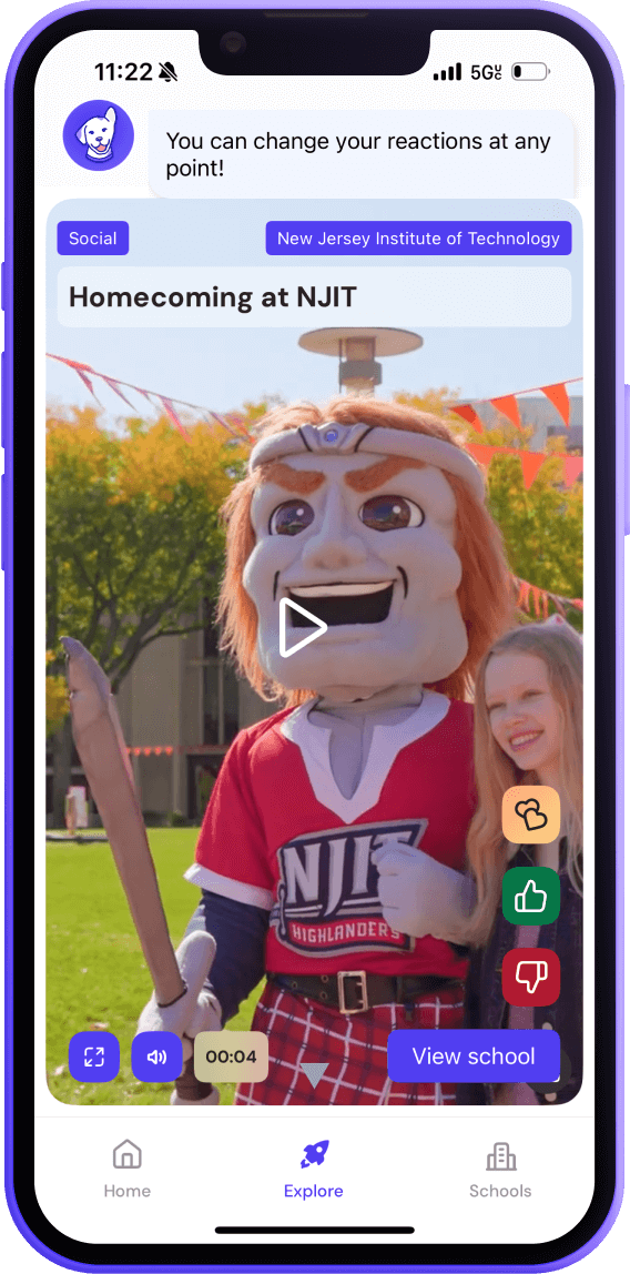 Loper app phone screen displaying an example of a sponsored video placement