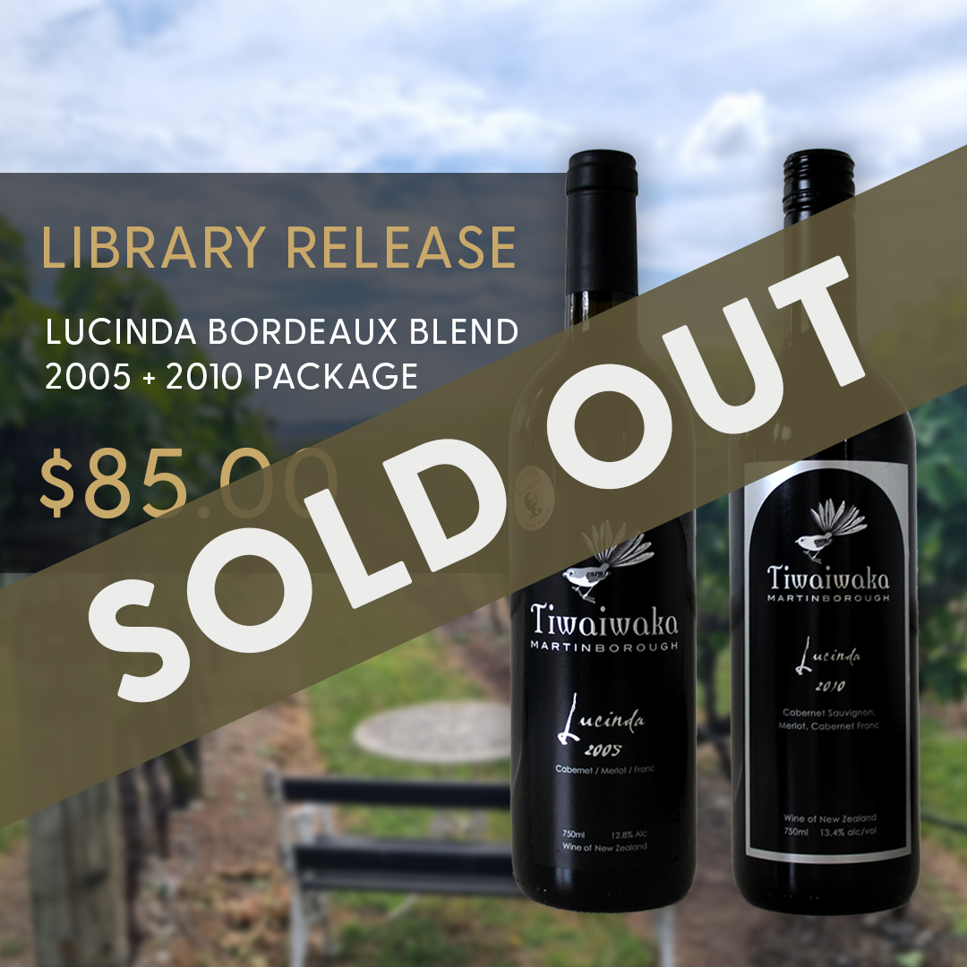 SOLD OUT: Tiwaiwaka Library Release: Lucinda Bordeaux Blend 2 Pack