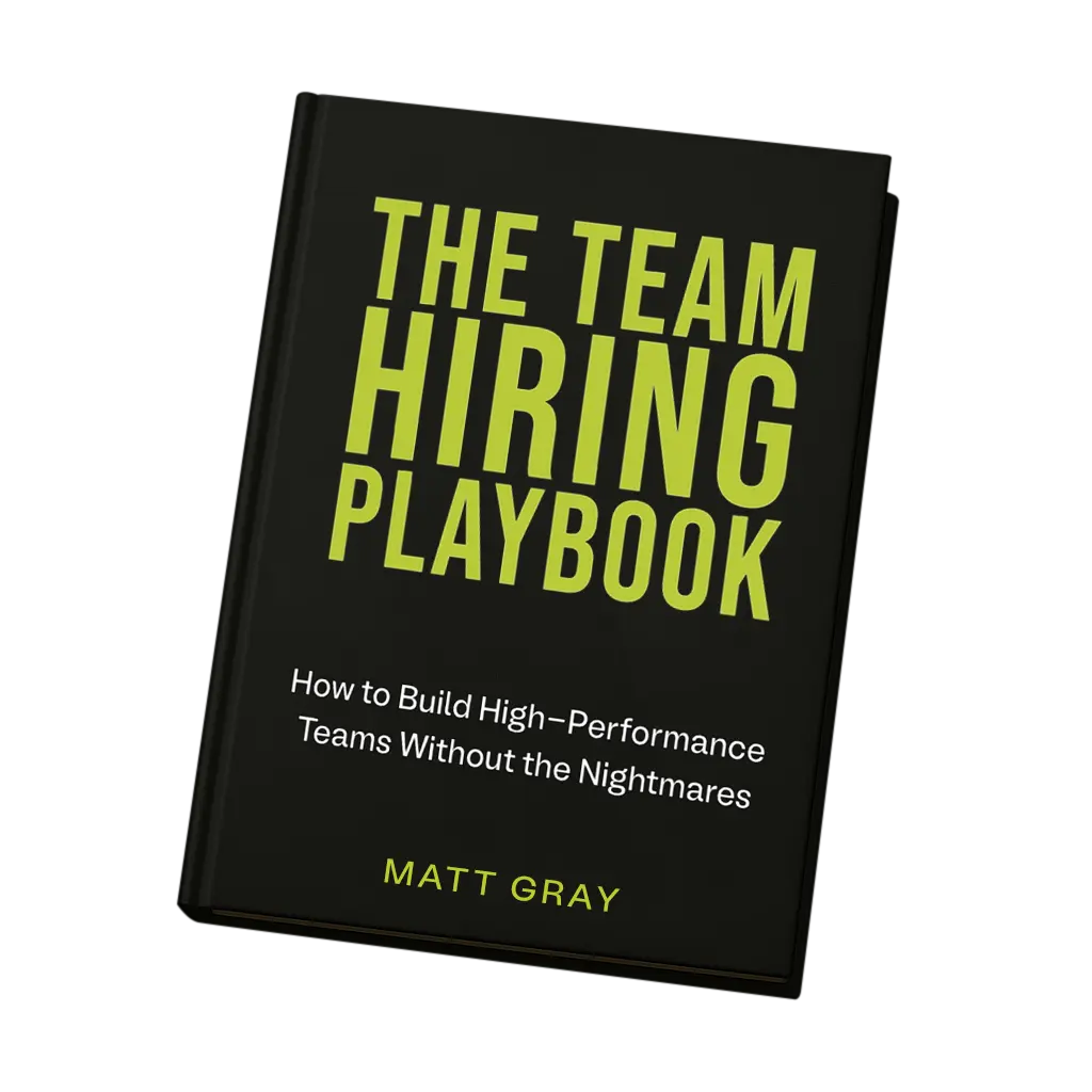 The Team Hiring Playbook