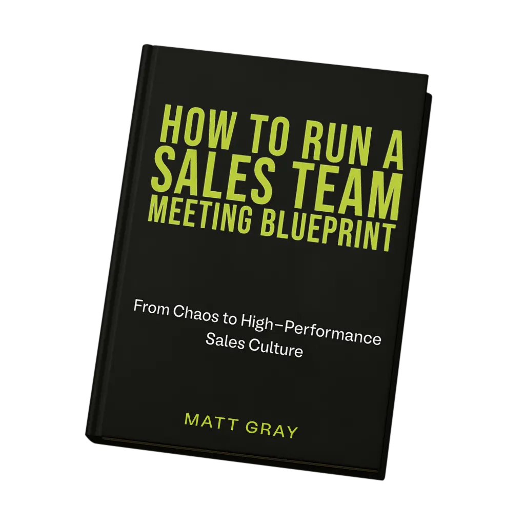 How to Run a Sales Team Meeting Blueprint