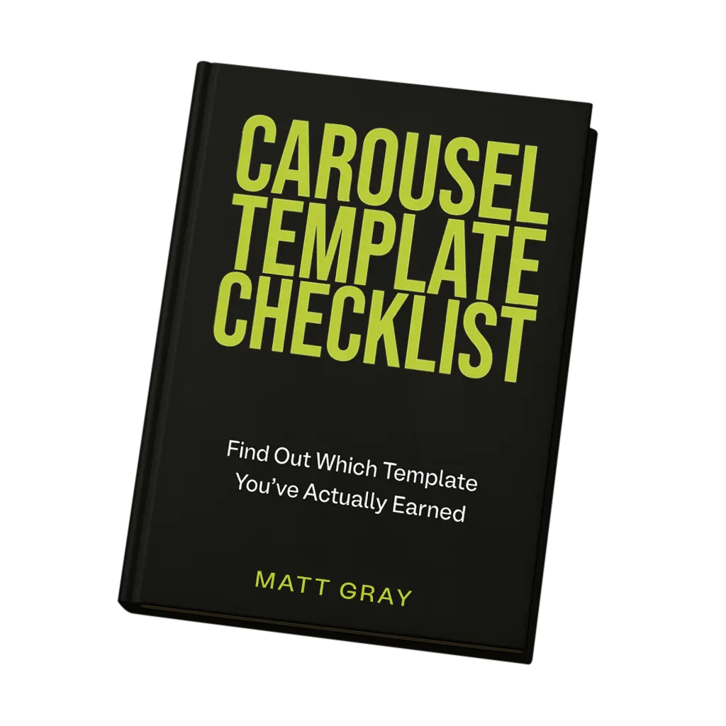 Carousel Template Checklist