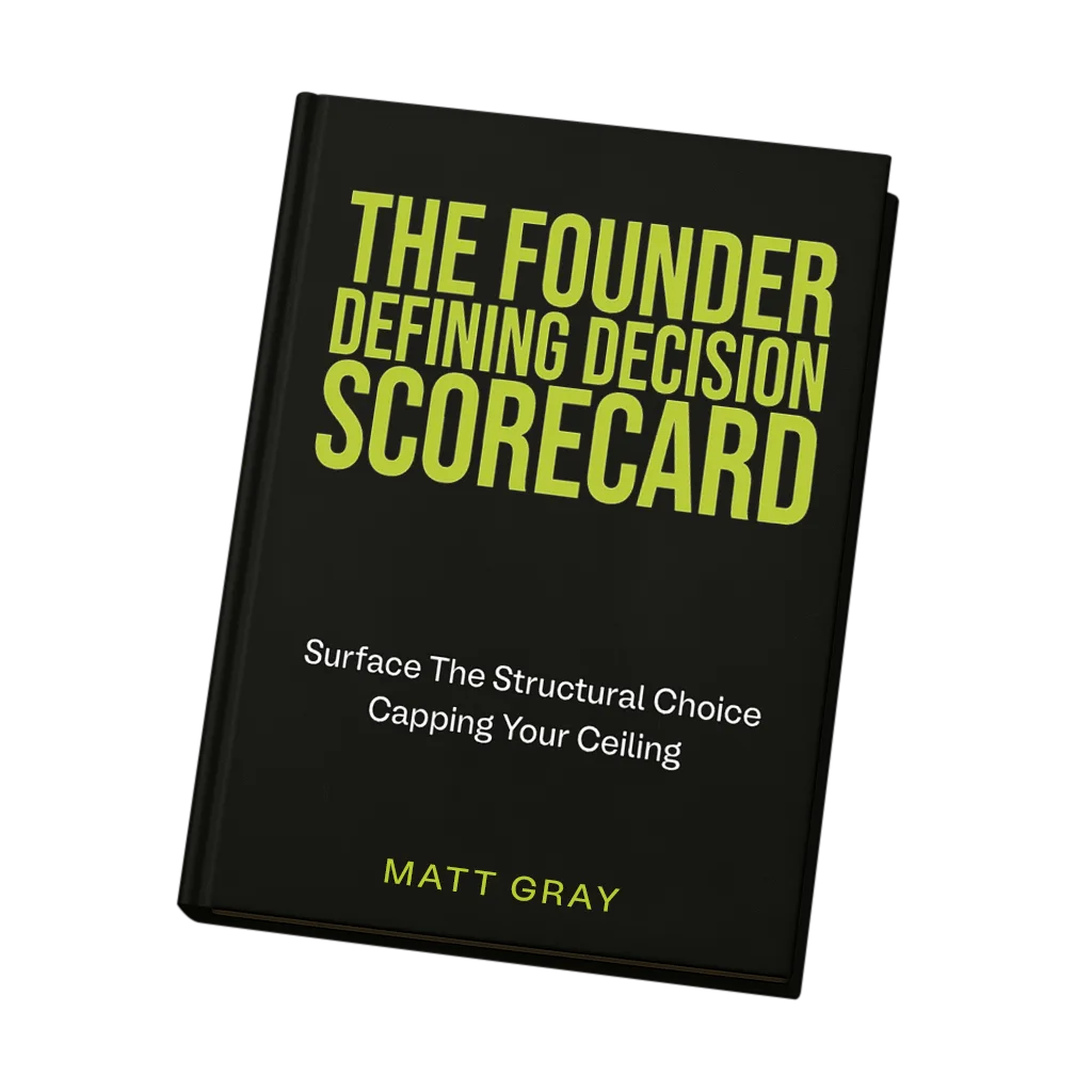 The Founder Defining Decision Scorecard