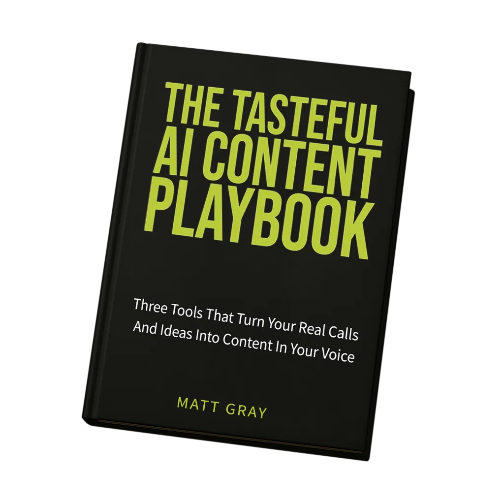 The Tasteful AI Content Playbook