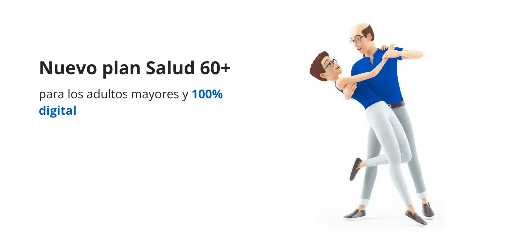 Nuevo plan Salud 60+ para los adultos mayores y 100% digital