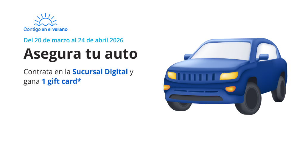 Asegura tu auto de manera simple y 100% digital