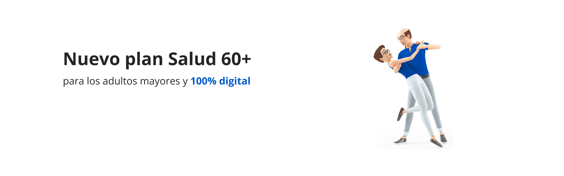 Nuevo plan Salud 60+ para los adultos mayores y 100% digital