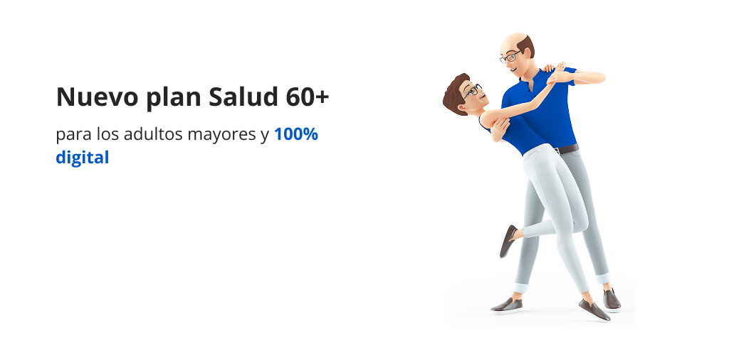 Nuevo plan Salud 60+ para los adultos mayores y 100% digital