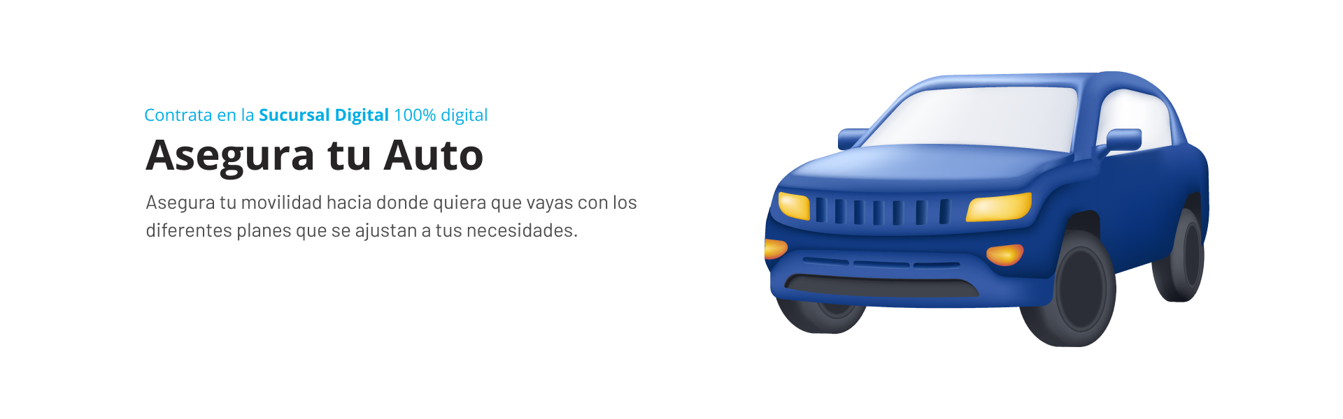 Asegura tu auto de manera simple y 100% digital