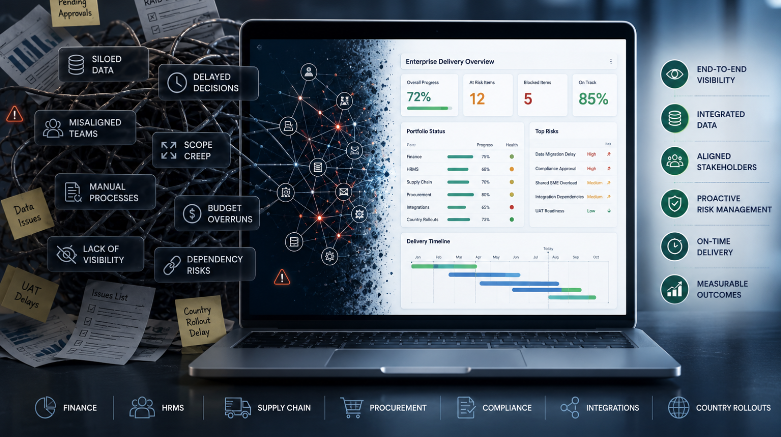 Why ERP Programs Lose Control — And Why Most Leaders Realize It Too Late