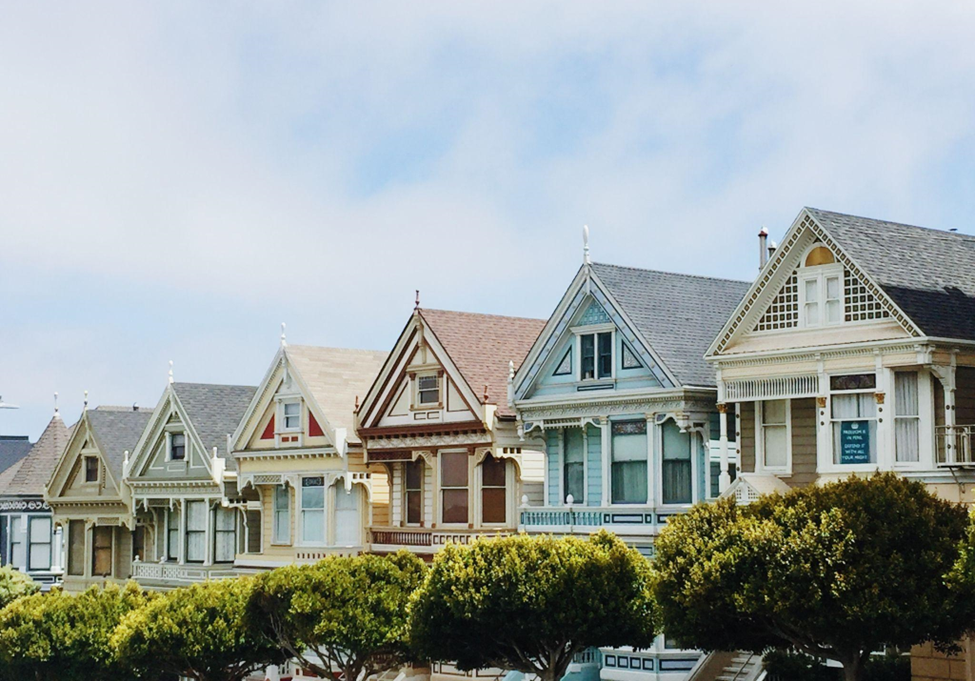 row of homes