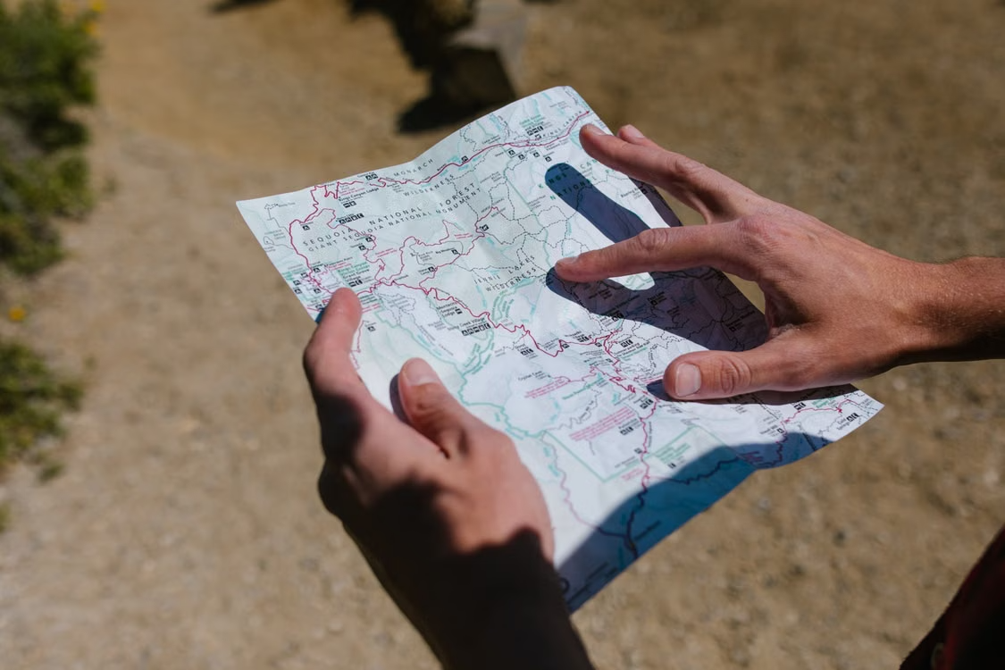 Southern California county map
