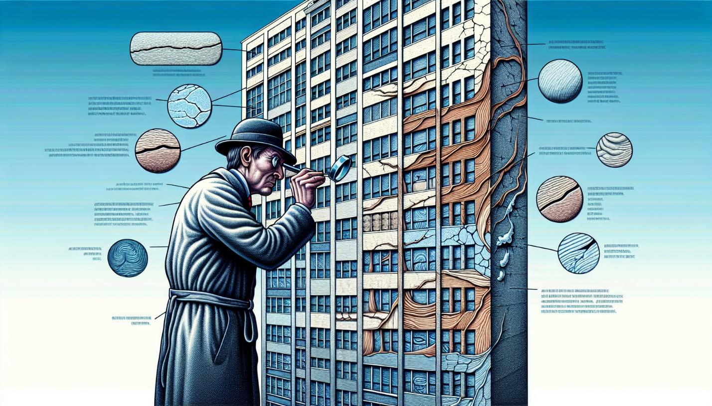 Visual inspection for construction defects