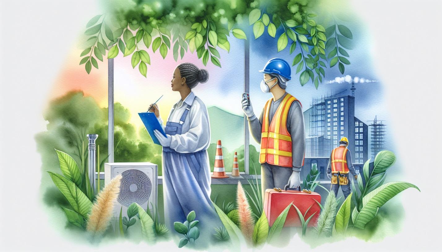 An illustration showing preventive measures to avoid construction defects.