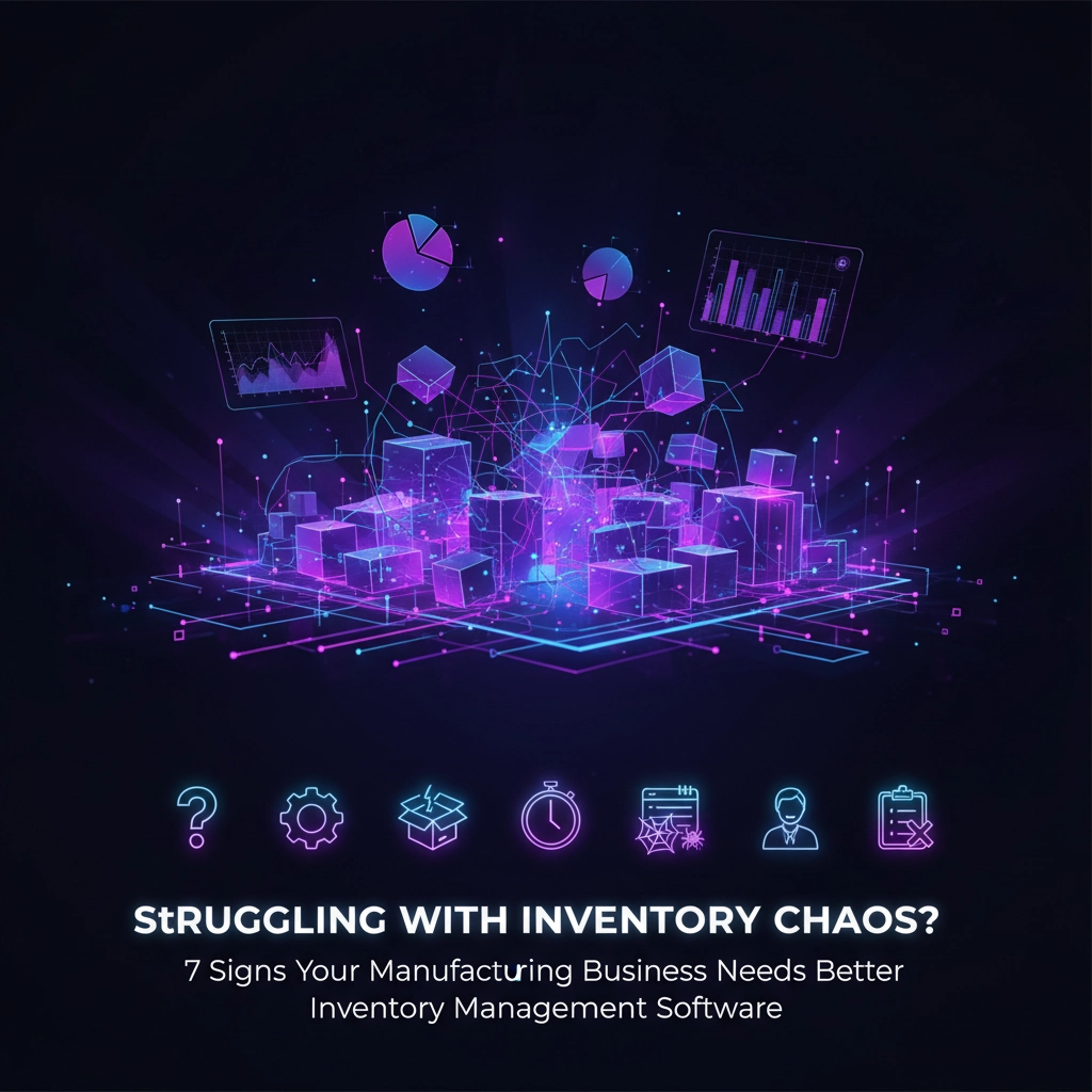Struggling With Inventory Chaos? 7 Signs Your Manufacturing Business Needs Better Inventory Management Software