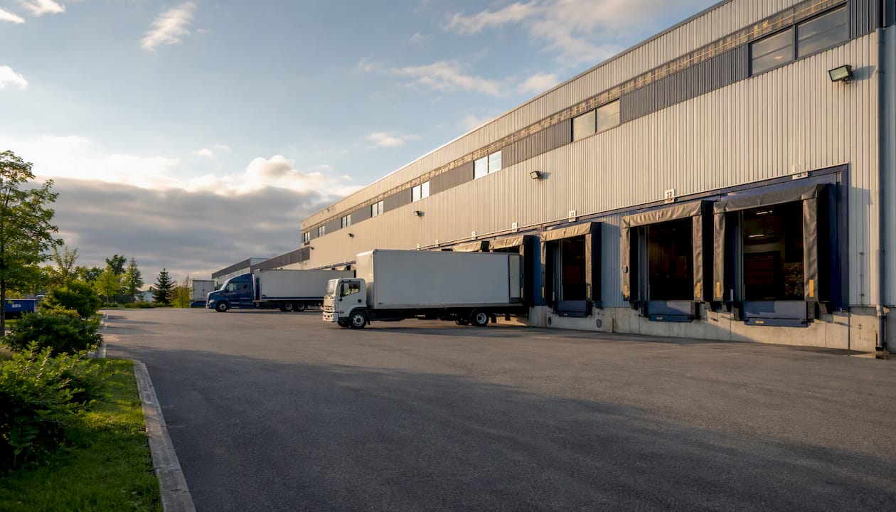 Burnside Industrial Park warehouse exterior