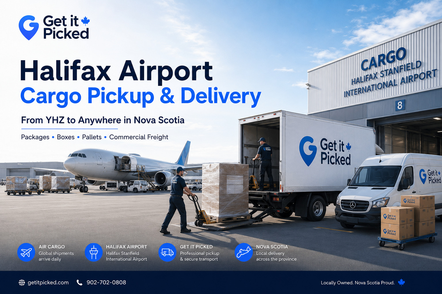 Halifax Airport Cargo Pickup & Delivery Across Nova Scotia