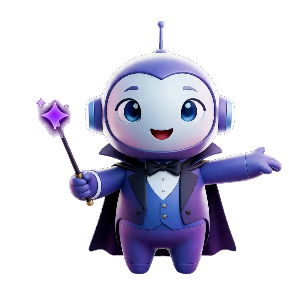 Fluffy AI Agent mascot