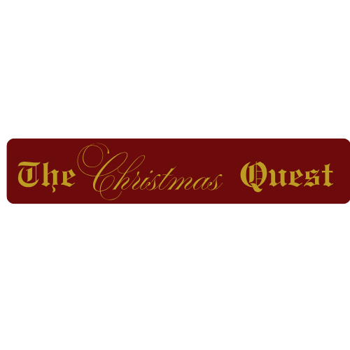 The Christmas Quest in fancy font