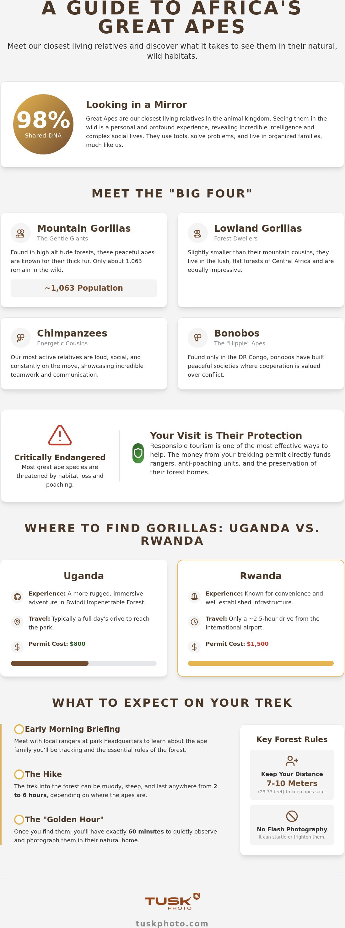 Learn about The Great Apes of Africa