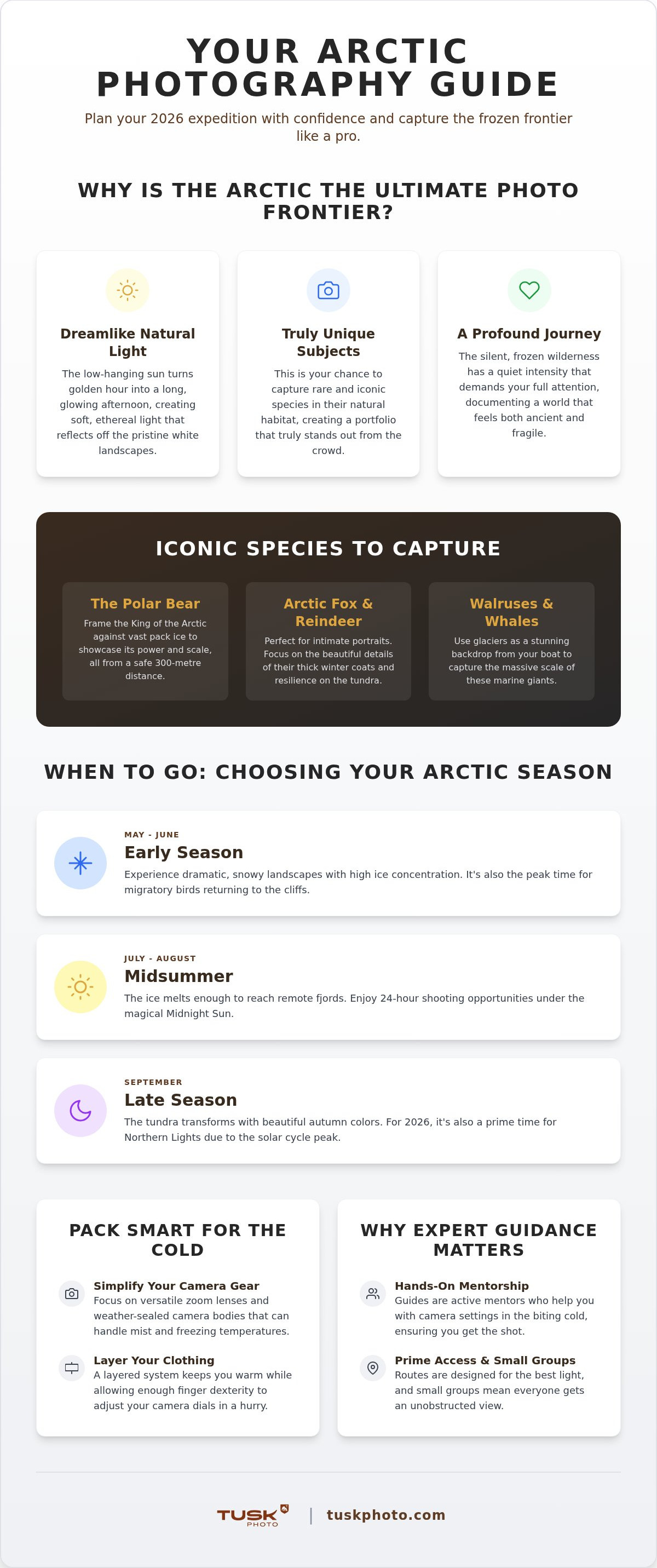 Arctic wildlife photography expedition