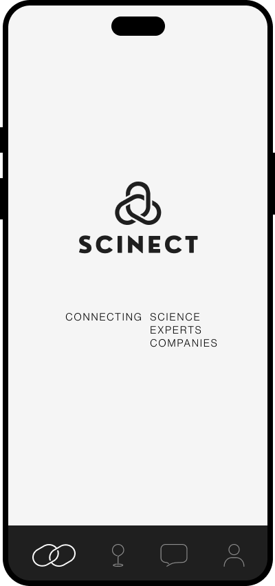 Mokcup Iphone der App Scinect