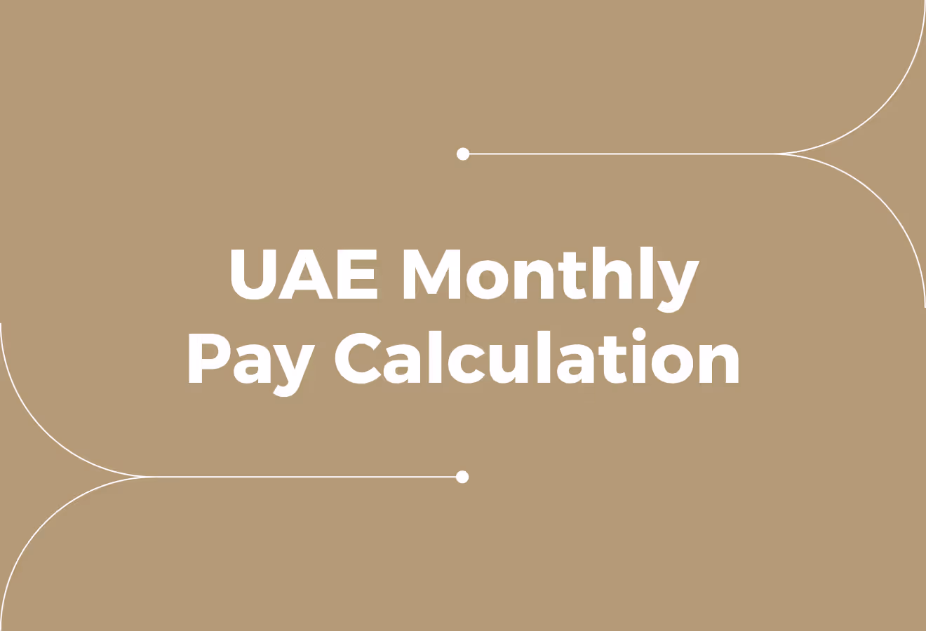 How to Calculate Salary Per Month in UAE: An Employer's Guide